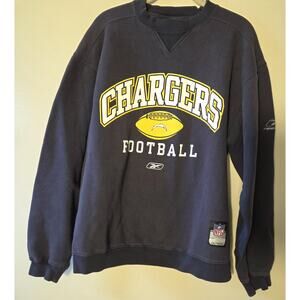 Reebok Navy Blue Chargers Sweatshirt